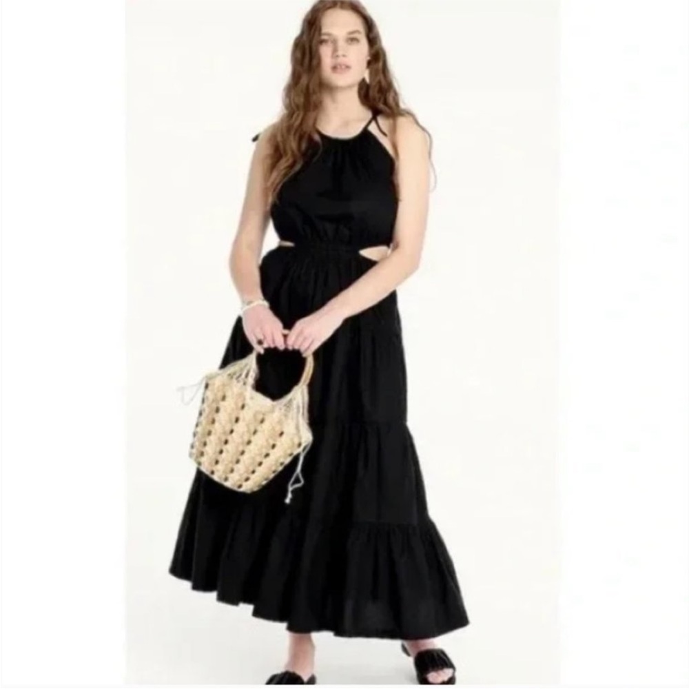 NWT J.Crew Harbor side-cutout dress